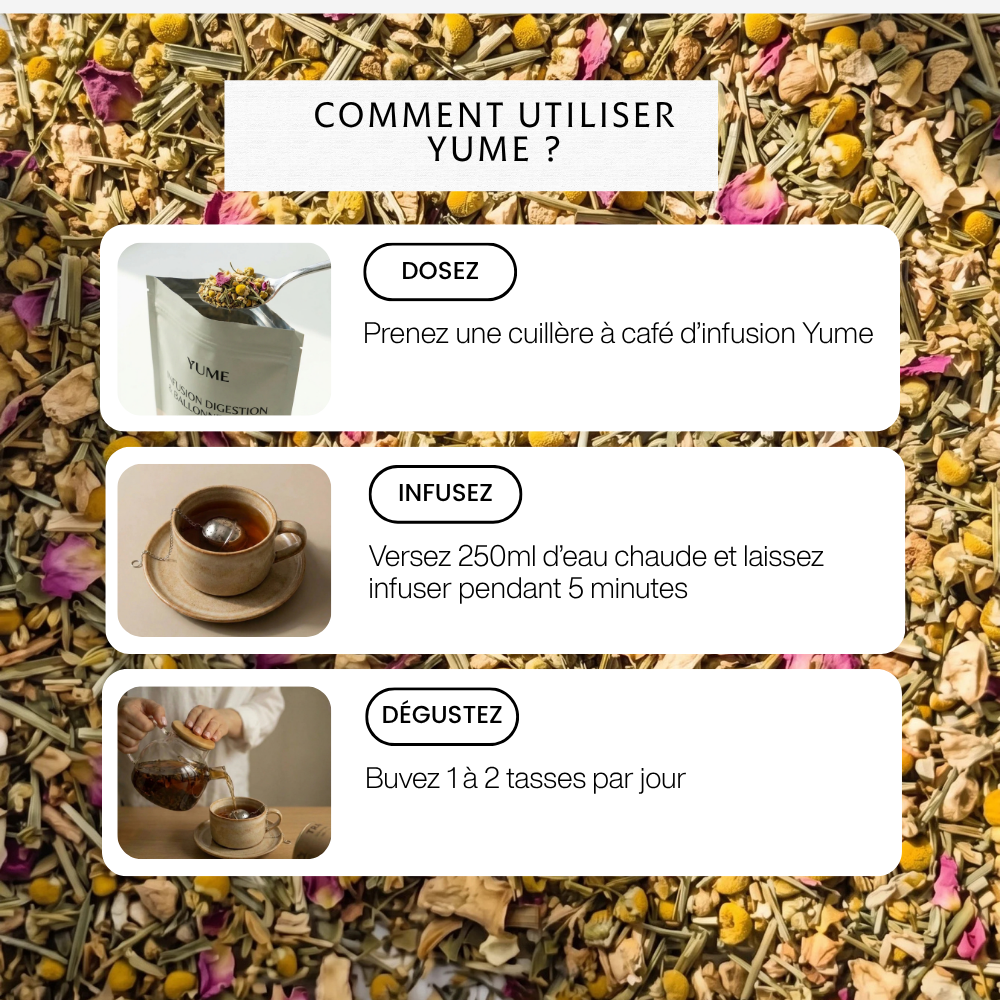 Infusion Naturelle Digestion et Ballonnements
